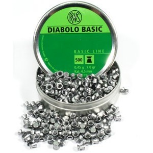 RWS Diabolo verde rigarto 4,5 / 500-Pallini - Pellets